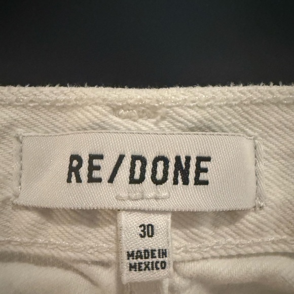 RE/DONE
90s High Rise Loose Jean in White Straight Leg Size US30 - Picture 5 of 10
